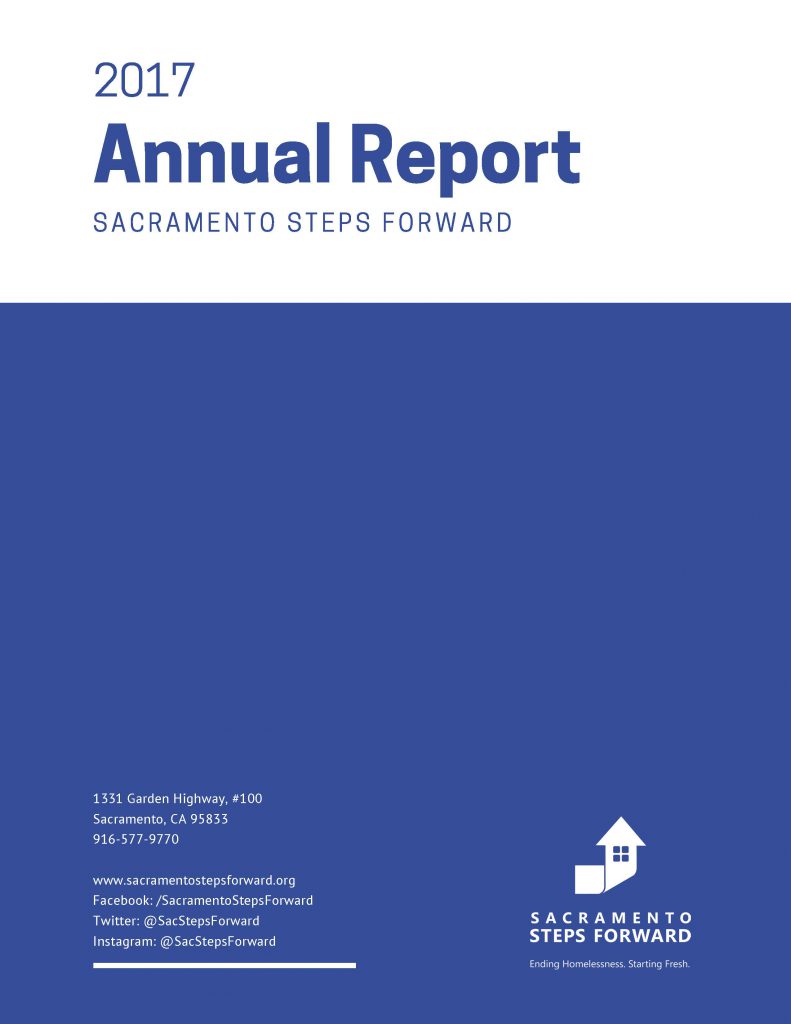 2017 Annual Report Released - Sacramento Steps Forward