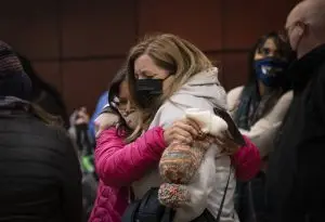 People prepare for the Homeless Point-In-Time (PIT) Count on Feb. 24, 2022 at California State University, Sacramento.